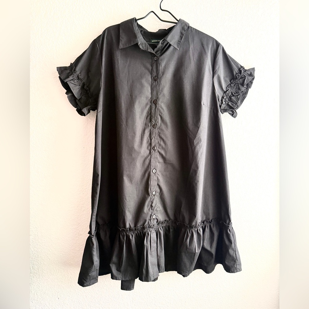 Meadow Rhodes Button Down Ruffled Dress